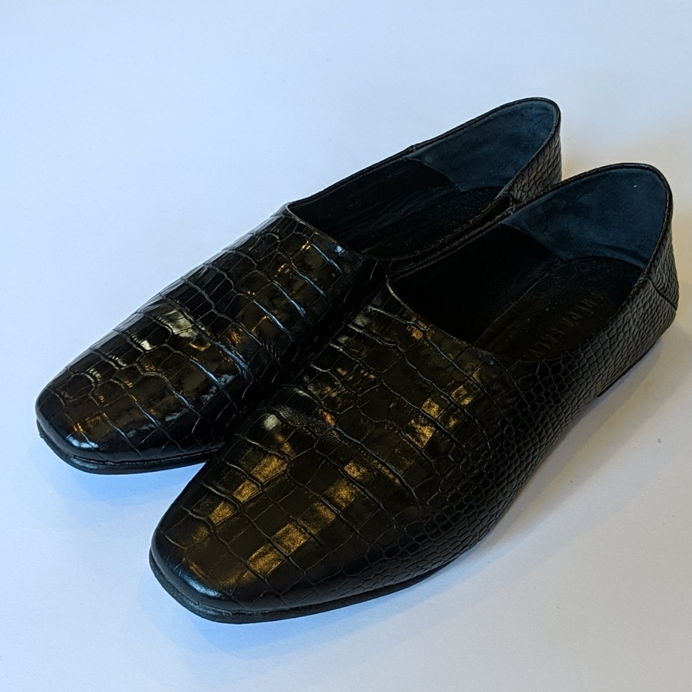 Freda Salvador Black Flats Size 8.5